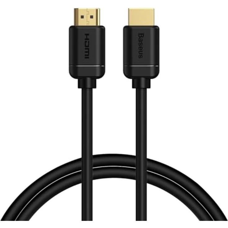 Baseus High Definition Series HDMI auf HDMI Adapterkabel, 0,75 m, Schwarz – Bild 2