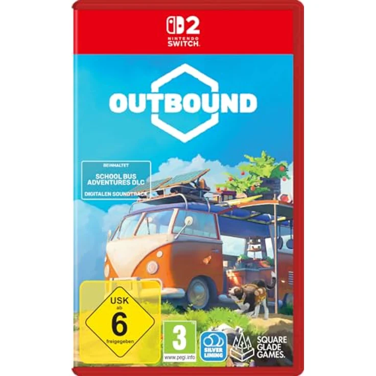 Silver Lining Interactive Outbound - Nintendo Switch 2 Spiel mit modularer Basenbau-Funktion, Multiplayer Koop für bis zu 4 Spieler, erneuerbare Energien und Anpflanzen von Gärten – Bild 1