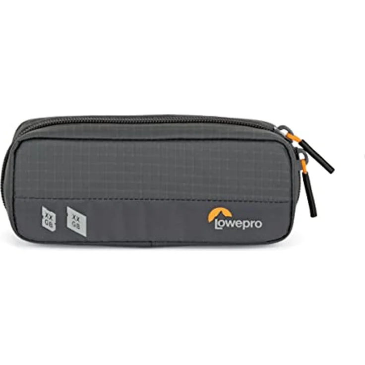 Lowepro GearUp Memory Wallet 20, Kompakter Speicherkarten-Organizer für CF-, XQD- & SD-Karten, SD-Tasche mit Doppeltem Reißverschluss, Hergestellt aus Recyclingmaterial, Grau – Bild 1