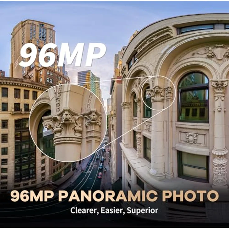 Kandao QooCam 3 Ultra, 8K Action Cam mit SuperSteady Stabilisierung, Bluetooth, GPS und 128 GB Speicher, Schwarz – Bild 3