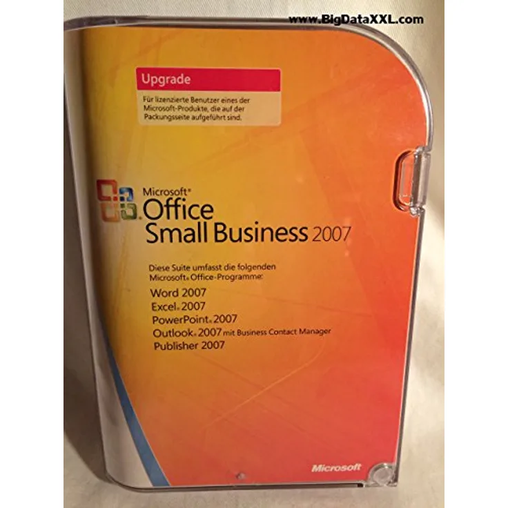 Microsoft Office Small Business 2007 Upgrade deutsch