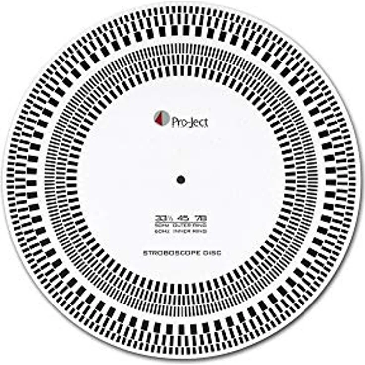 Pro-Ject Strobe it - Stroboskop Scheibe inkl. Überhangschablone – Bild 2