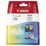 Original Canon PG-540 CL-541 – Set mit 2 Tintenpatronen für Pixma MG2250, MG3150, MG3250, MG3510, MG3550, MG4250, MX395, MX455, MX475, MX525 MX535 (Farbe und Schwarz)