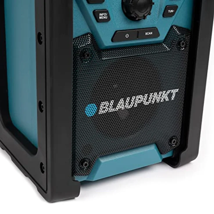 Blaupunkt BSR 200 Baustellenradio mit Akku – Tragbares Radio mit Bluetooth robust (AUX-IN, 5 Watt RMS, Schutzklasse IPX5)… – Bild 4