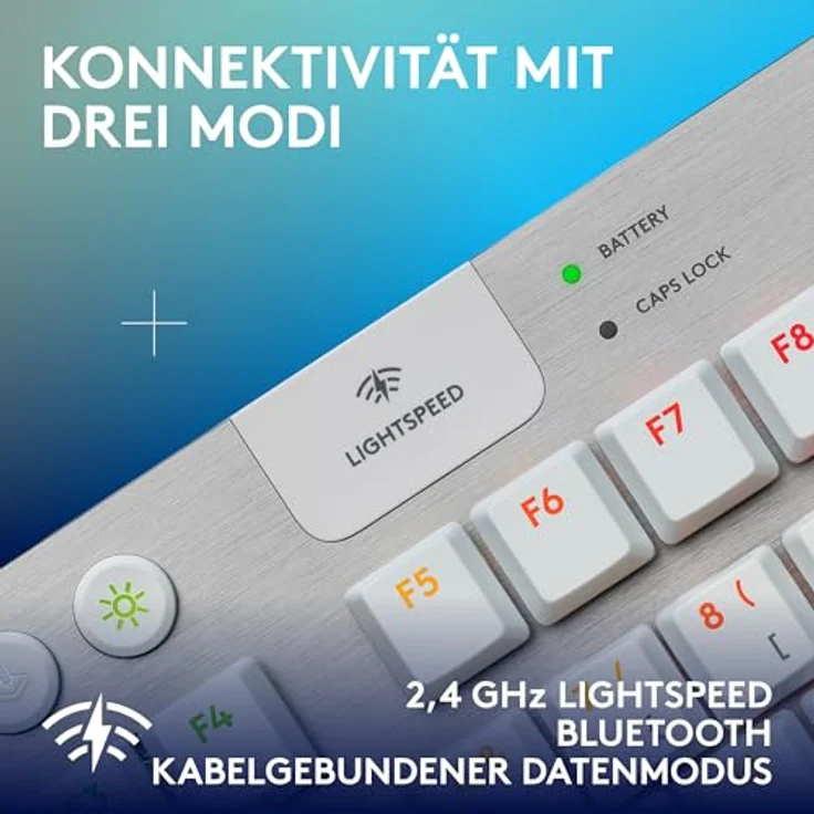 LOGITECH G915 X LIGHTSPEED TKL, Kabellose Gaming-Tastatur mit GL-Switches und Aluminium-Oberschale – Bild 7