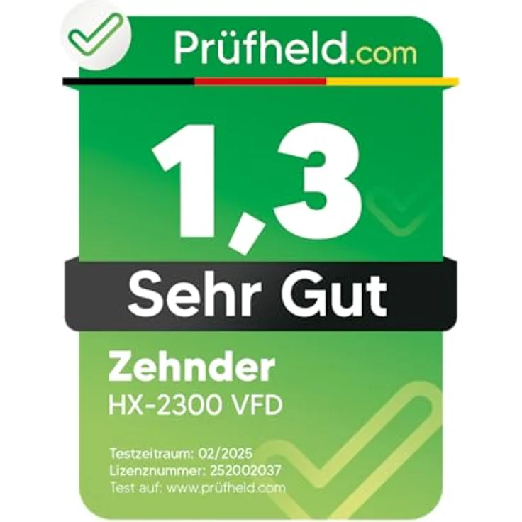 Zehnder HX 2300 VFD, Digital Sat-Receiver mit PVR Aufnahmefunktion, HD fähig, Full HD, alphanumerisches Display, Unicable-Unterstützung, HDMI & SCART Anschluss – Bild 2