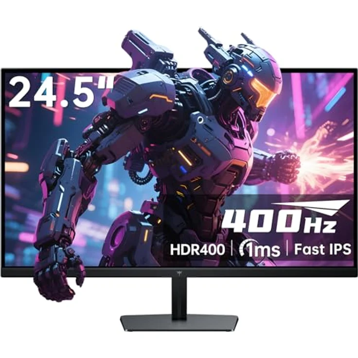 KTC H25X7, 24.5 Zoll 400Hz Gaming Monitor, Fast IPS 1ms, FHD 1080P, Adaptive Sync, HDR 400, 128% sRGB, HDMI x2, DP x2, neigungsverstellbar – Bild 1