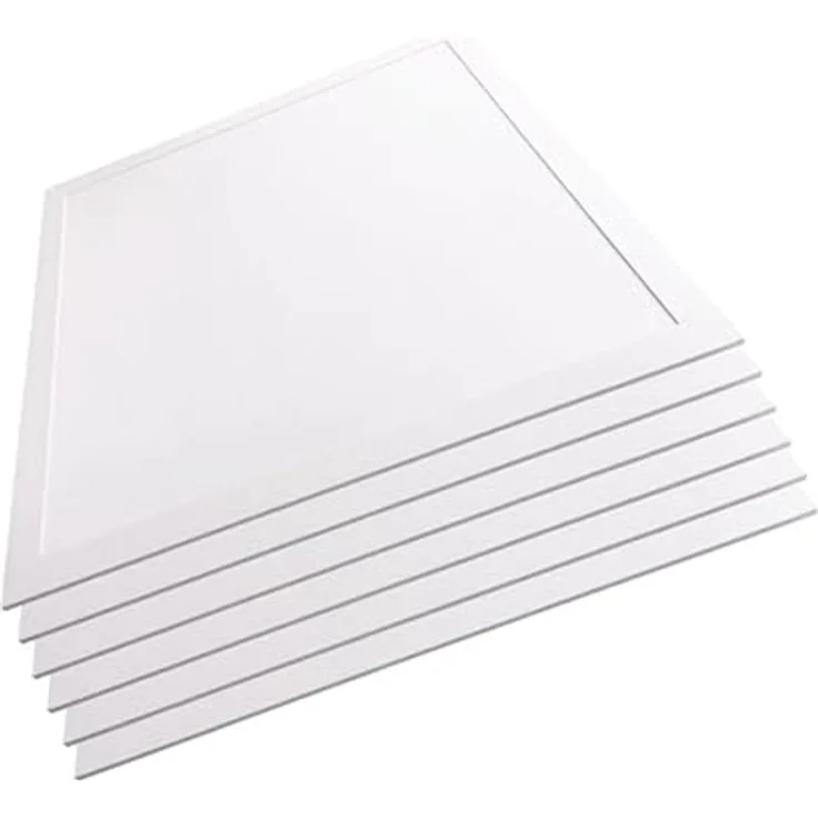 LUXULA LED-Panel 62x62cm Deckenleuchte, 40W, 4400 lm, 3000K (warmweiß), IP44 - Hohe Helligkeit und Feuchtraumtauglichkeit