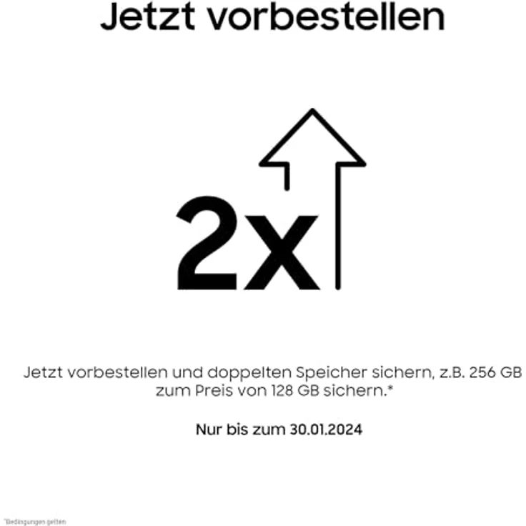 Samsung Galaxy S24 AI Smartphone, Android-Handy ohne Vertrag, 8 GB RAM, 128 GB Speicher, Cobalt Violet – Bild 2