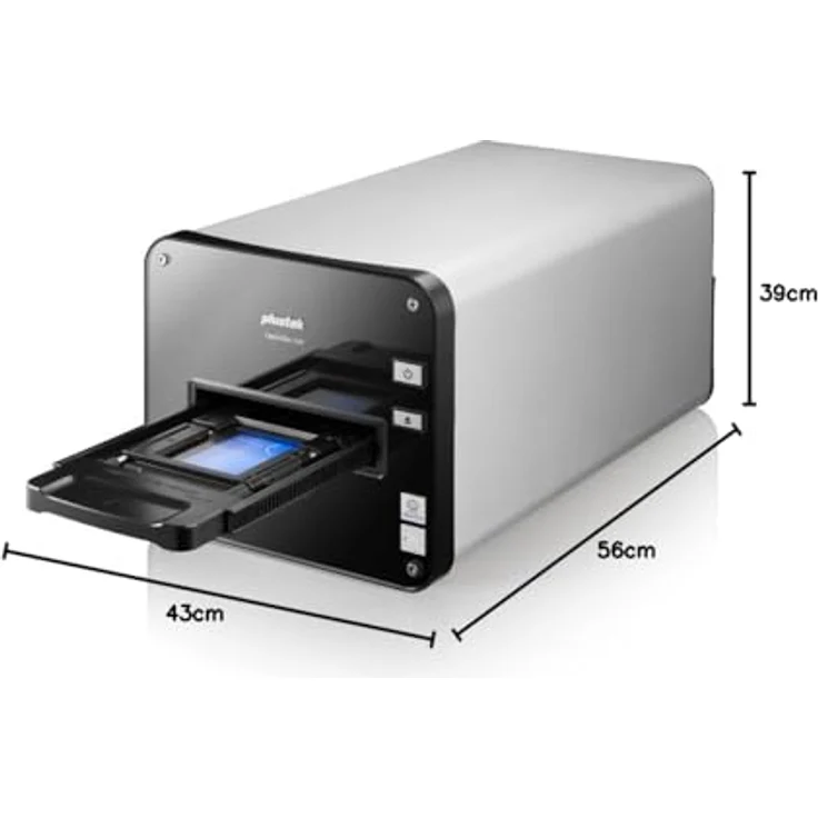 Plustek OpticFilm 120, Klein-/Mittelformat Filmscanner (5300 dpi, USB), inkl. SilverFast Ai, für Dias und Negative 35mm bis 120/220mm – Bild 5