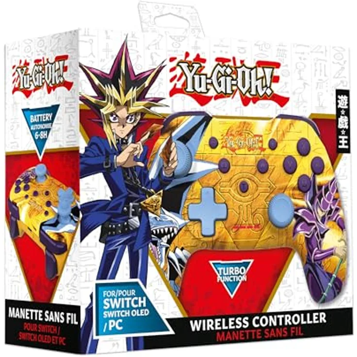 Freaks and Geeks Yu-Gi-Oh Dragon Nintendo Switch Controller wireless gelb