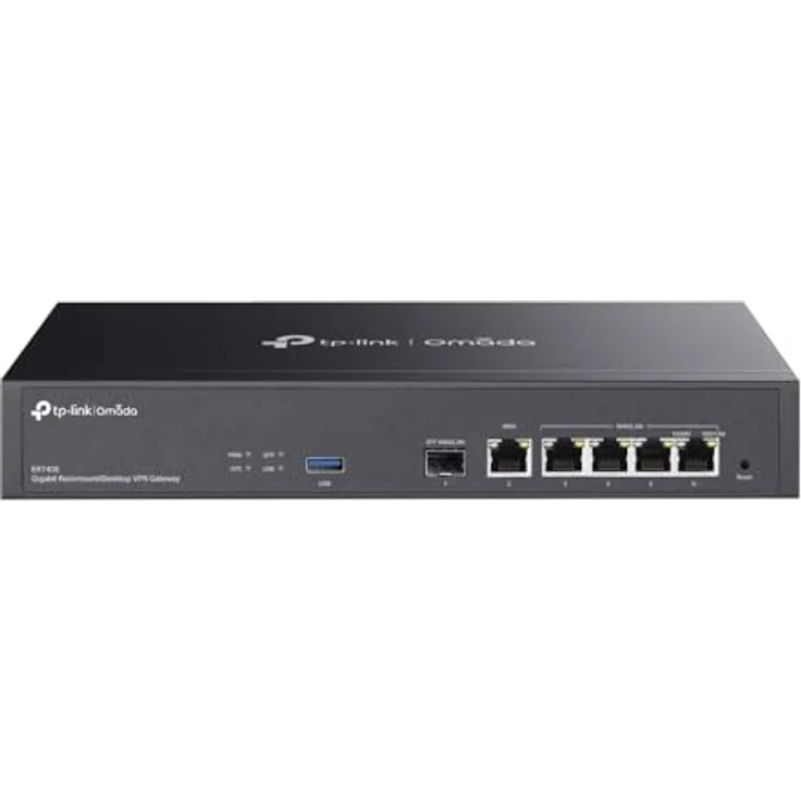 TP-Link Omada ER7406 Omada Gigabit Rackmount/Desktop VPN Gateway, Original Markenprodukt – Bild 1