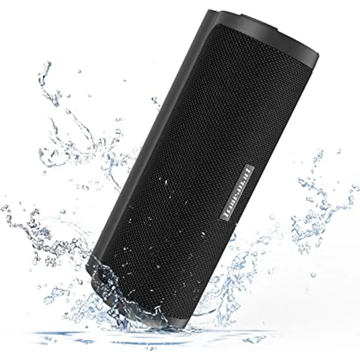 Tronsmart Bluetooth Lautsprecher, Stereo Lautsprecher 30W RMS (40W Peak), Ausgewogener und hervorragender Klang, TypC Schnellaufladung, IPX7 Wasserdicht Music Box mit 15h Akku, für Reisen, Party