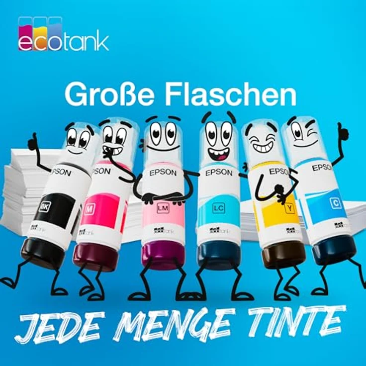 EPSON 107/T09B4, gelbe Tintenflasche mit 70 ml und 7.200 Seiten Druckleistung – Bild 4