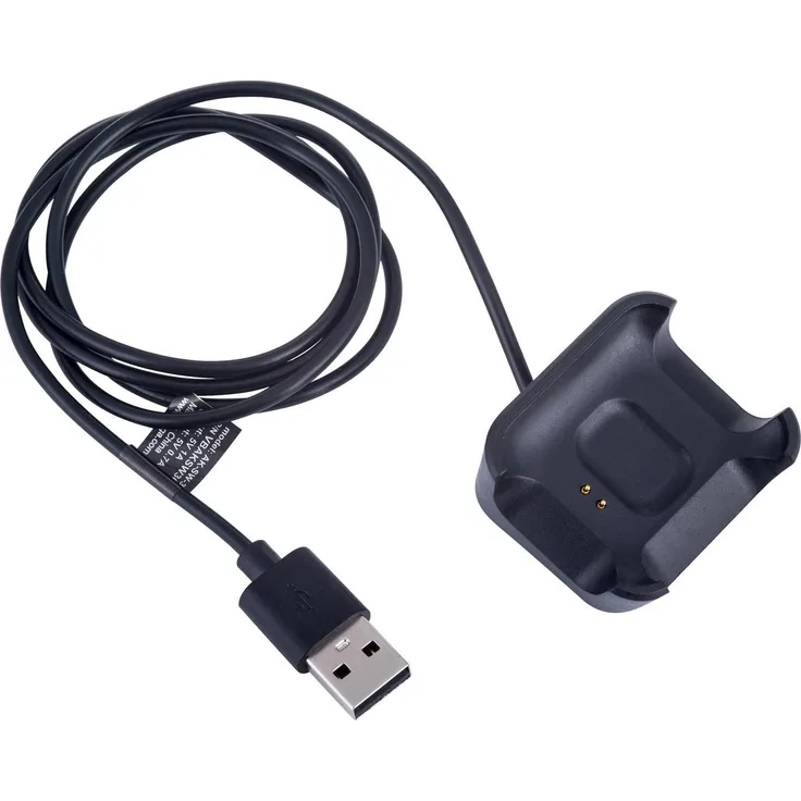Akyga AK-SW-36, Smartwatch Ladegerät mit 1 m USB-Kabel, Schwarz, kompatibel mit Xiaomi Mi Watch Lite und Redmi Watch