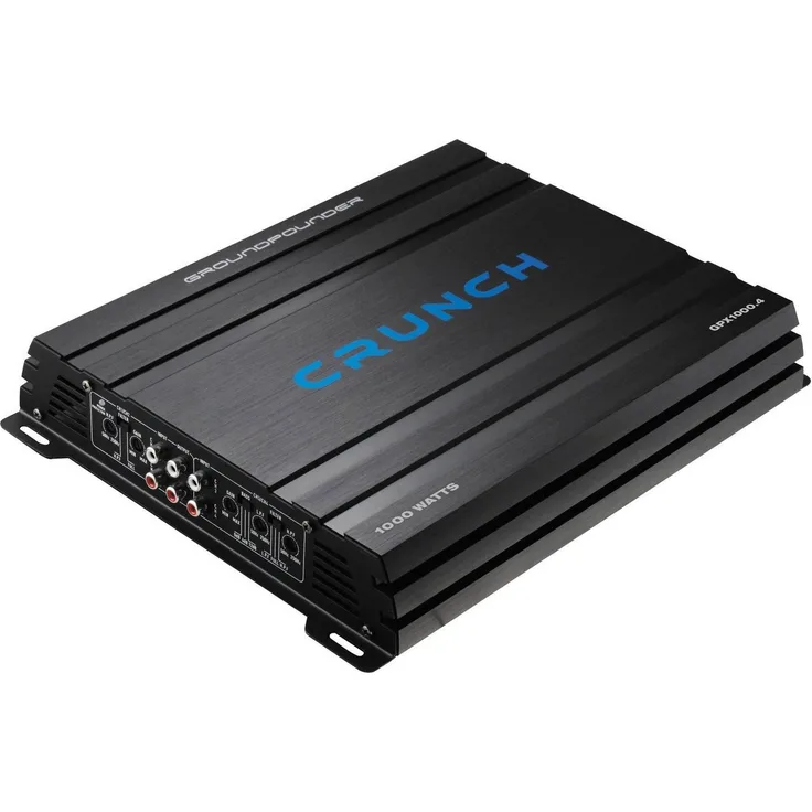 Crunch GPX1000.4 Class A/B Analog 4 Kanal Verstärker Verstärker in Schwarz