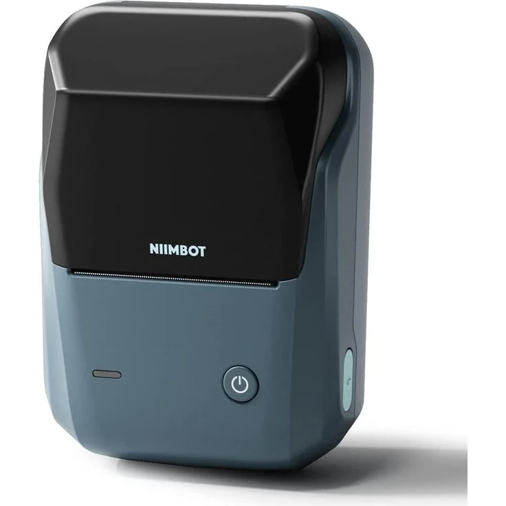 Niimbot B1 Wireless Label Printer, tragbarer Etikettendrucker mit Bluetooth, 203 dpi, für Papierrollen 15-60 mm, Blau