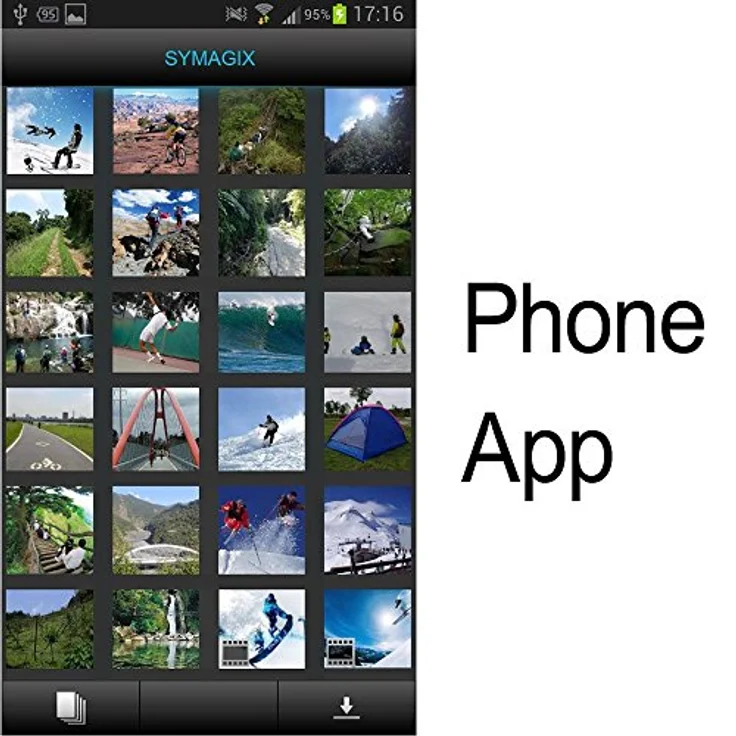 Denver ACT-8030W Full HD Actioncam (WiFi, 5,1 cm (2,0 Zoll) Display, CMOS Sensor, USB) inkl. wasserdichtem Gehäuse bis 55 m – Bild 3