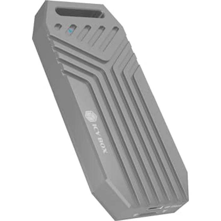 ICY BOX IB-1919M-C42, externes M.2 PCIe SSD Alu-Gehäuse, USB4 NVMe Typ-C, 40 Gbit/s, bis zu 8 TB Speicherplatz – Bild 1