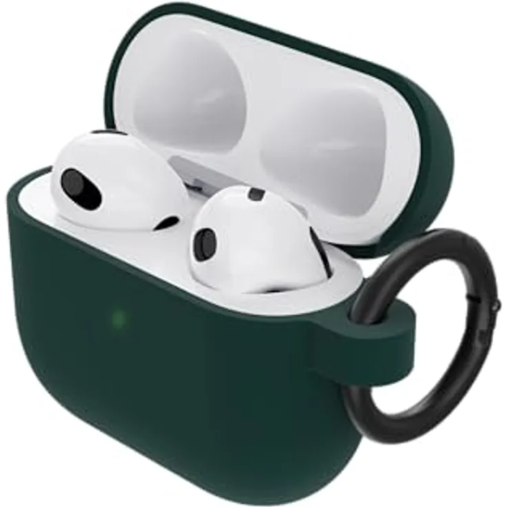 OtterBox Soft Touch Kopfhörer Hülle für AirPods Pro (1.gen / 2.gen) & AirPods Pro 2, stoßfeste, sturzsichere, ultraflache Schutzhülle für Apple AirPods, Dunkelgrün