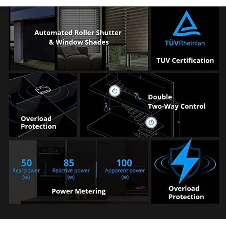 Sonoff Dual R3 Lite Dual Relay Smart Switch, 2-Kanal Schaltaktor, WiFi – Bild 2