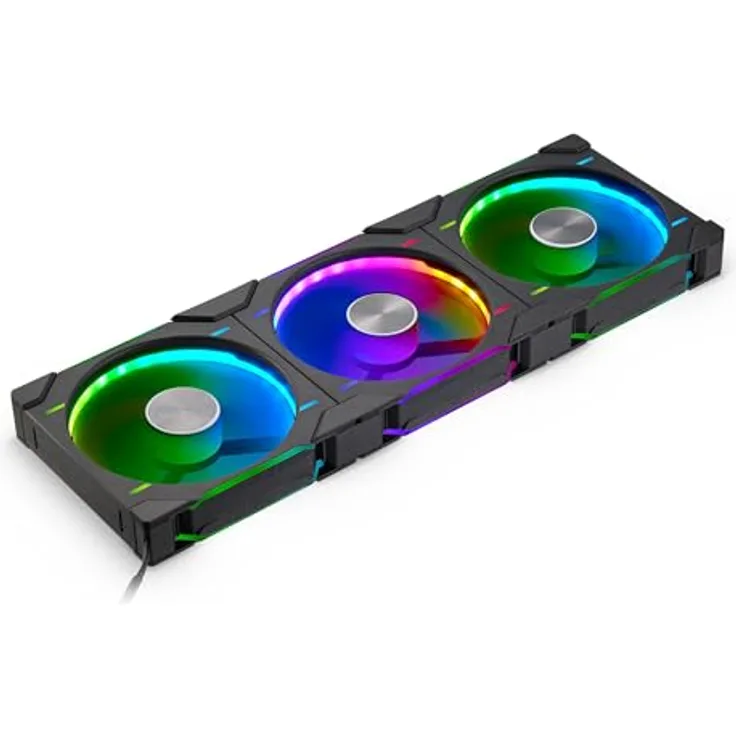 Phanteks D30 PWM Regular Airflow, D-RGB Lüfter, 3er Pack - 140mm, schwarz