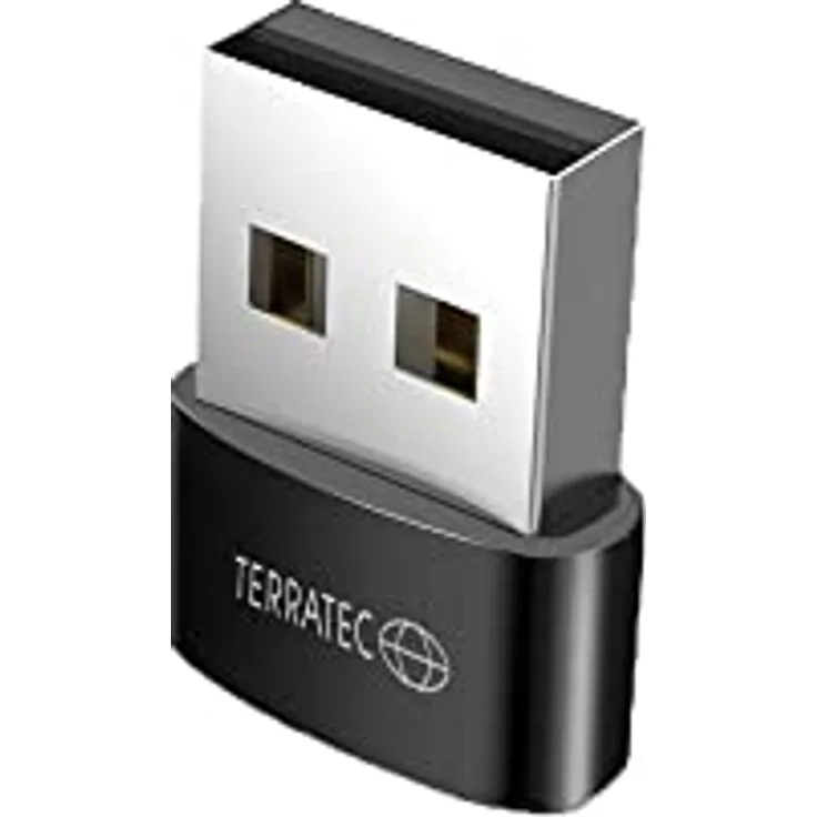 TERRATEC C20 USB C-Buchse auf USB-Stecker Adapter USB C auf USB 3.0 Adapter Kompatibel mit AirPods 3, iPad Mini 6/iPad Air 4, iPhone 13/12 Pro Max, Apple Watch Series 7, Galaxy S20 usw