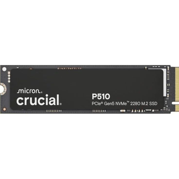 Crucial P510 1TB PCIe Gen5 NVMe 2280 M.2 SSD (TRAY), hohe Übertragungsgeschwindigkeit