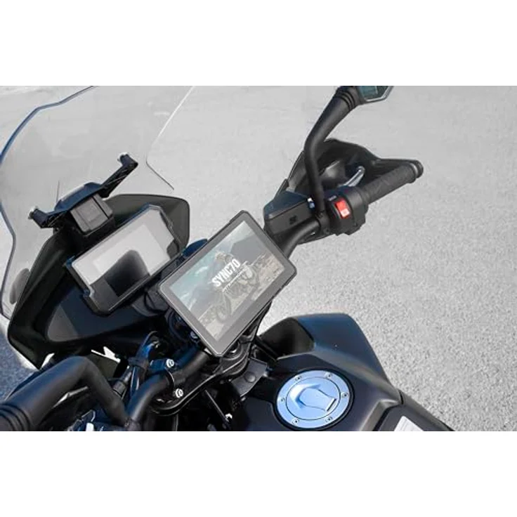 Interphone Sync70 Smart Display, Fahrzeugnavigation mit 7" IPS-Display, IP66, Car Play/Android Auto, 256 GB Speicher – Bild 4