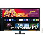 Samsung M7 Smart Monitor S43BM700UU, 43 Zoll, VA-Panel, 4K UHD, 60Hz, Fast-Rahmenlos, Schwarz