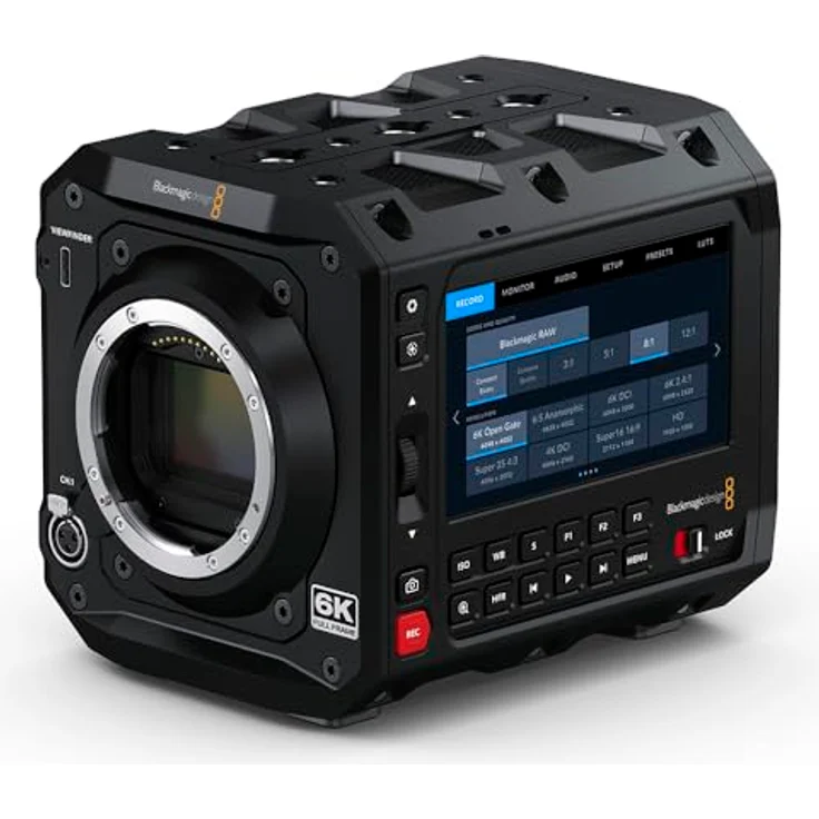 Blackmagic Design PYXIS 6K Handkamerarekorder, 6K Ultra HD, Wechselobjektiv, Schwarz – Bild 3