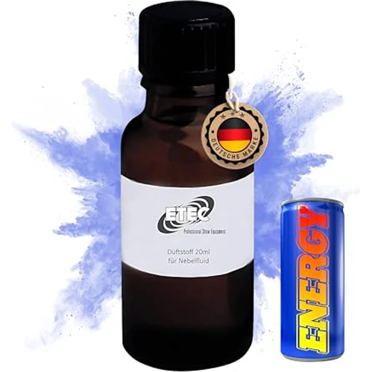 ETEC SMOKE-ENERGY DUFTSTOFF für Nebelfluid, Vanille, 20 ml – Efektiver Duftstoff für Nebelmaschinen, perfekt für Partys und Events, flexibel dosierbar für 5 bis 30 Liter Nebelfluid – Bild 1
