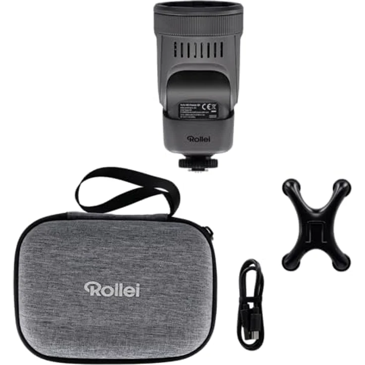 Rollei HS Freeze Q1 Blitzlicht & Bi-Color LED-Dauerlicht, Leitzahl 26, 12W LED – Bild 3