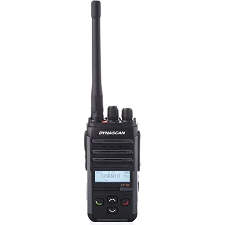 Dynascan LP-50 PMR 446 tragbares Funkgerät, wasserdicht IP67, 16 Kanäle, Autonomie bis 18 Uhr