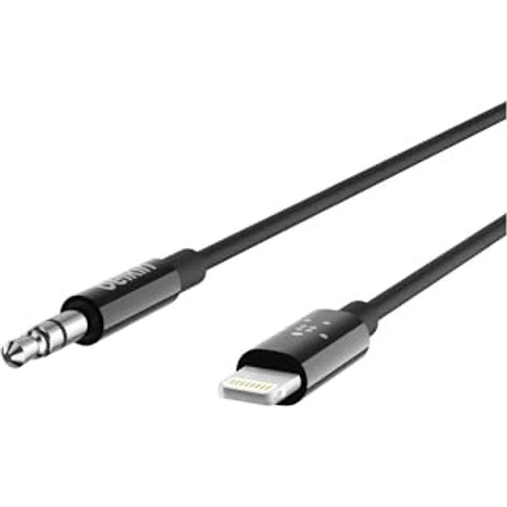 Belkin MixIT Lightning auf 3,5 mm AUX Kabel, 1,8 m, schwarz – Bild 4