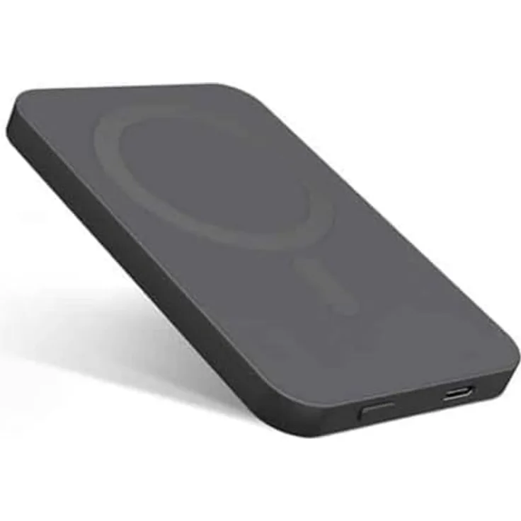 Epico Magnetische Powerbank aus Aluminium, 5 K, Space Grey