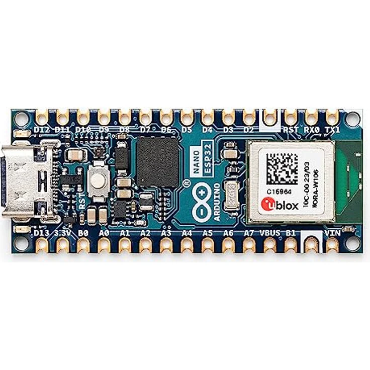 Arduino Nano ESP32 Without Headers [ABX00092] – ESP32-S3, USB-C, WLAN, Bluetooth, HID-Unterstützung, MicroPython-kompatibel – Bild 2