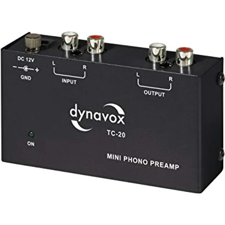 Phonovorverstärker TC-20 dynavox, schwarz,