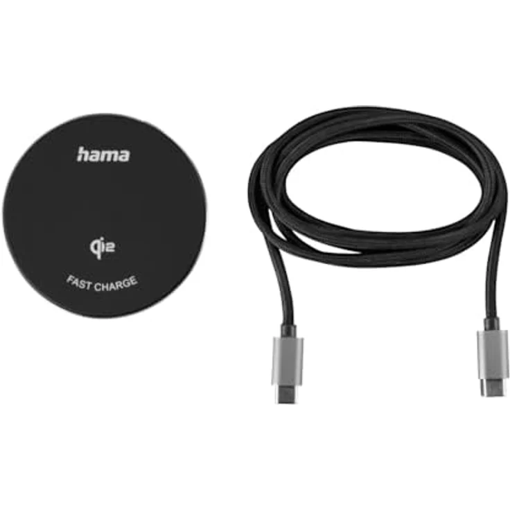 Hama 00201735, Kabelloses Handy-Ladegerät für drinnen, USB, schwarz – Bild 5
