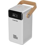 Canyon OnPower 610, Powerbank mit 60000 mAh, PD100W, Aluminiumgehäuse, weiss