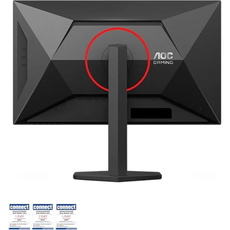 AOC Gaming U27G4R, 27 Zoll Ultra HD Monitor mit 160 Hz, 1 ms Reaktionszeit, G-Sync kompatibel, HDR400, schwarz-rot – Bild 3