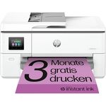 HP OfficeJet Pro 9720e Multifunktionsdrucker, 3 Monate gratis drucken mit HP Instant Ink inklusive, HP+, Drucker, Scanner, Kopierer, Fax, WLAN, LAN, Duplex, Airprint, Grau-Weiß