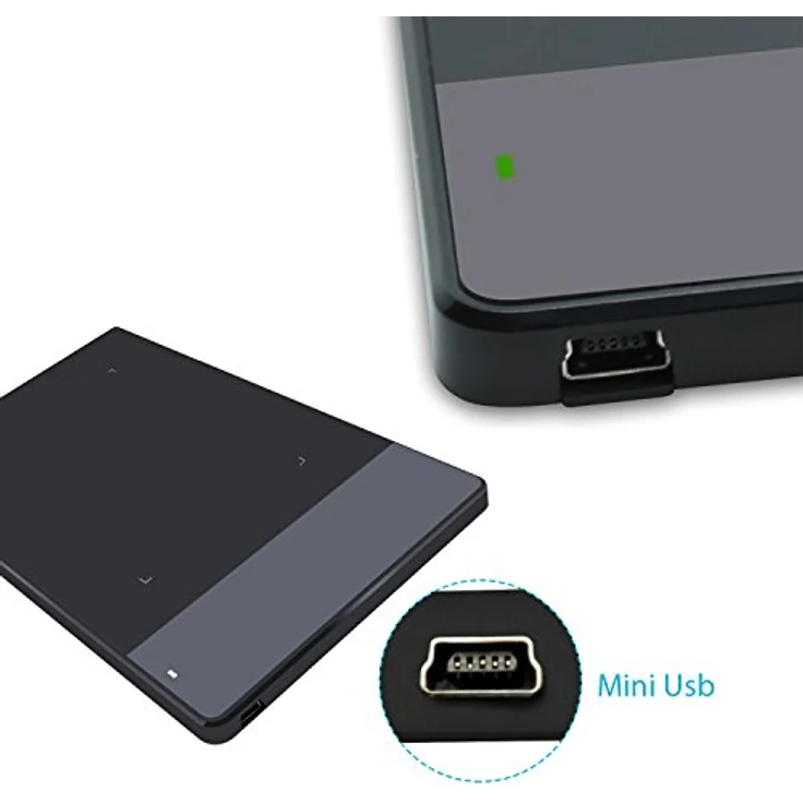 HUION 420 OSU Grafiktablett [inkl. Stift] schwarz - Kompaktes Design, 2048 Druckstufen, ideal für OSU-Spieler – Bild 8