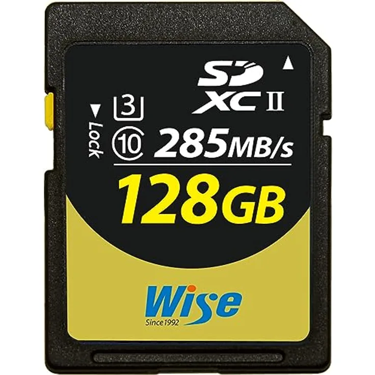 Wise SDXC UHS-II V60 128 GB R:290 MBs/W: 100 MBs WI-SD-S128 Marke