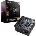 EVGA Supernova 650 GT, 80 Plus Gold 650 W, voll modular, Auto Eco Modus mit FDB Lüfter, 7 Jahre Garantie, inklusive Power ON Selbsttester, kompakte 150 mm Größe, Netzteil 220-GT-0650-Y3 (UK)