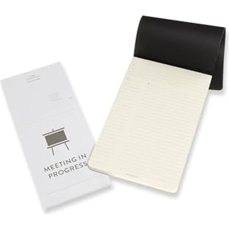 Moleskine Professioneller Block Large/A5, Liniert, Soft Cover, Schwarz - Abgerundete Ecken, 100g/m² säurefreies Papier, Heraustrennbare Blätter – Bild 3