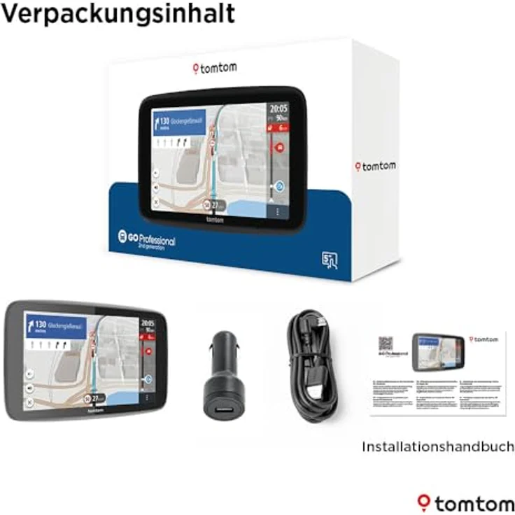TomTom GO Professional 1YF500210, LKW- und Bus-GPS-Navigator 5", Europäische Karten, 32 GB, schwarz – Bild 9