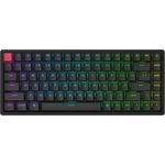Keychron K2 QMK V3, kabellose und kabelgebundene mechanische Tastatur im 75%-Layout, Schwarz, RGB-Beleuchtung, Hot-Swap-fähig, ANSI-US Tastenanordnung