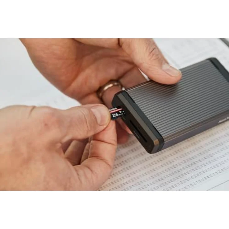 SanDisk PRO-Reader SD Express Dual Card USB 3.2 Gen-2-Kartenleser, schneller SD Express-Kartenleser für Full-HD-, 4K- und 5,3K-Videoaufnahmen – Bild 3