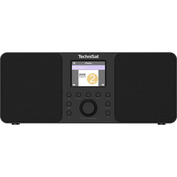TechniSat CLASSIC 300 IR V2, DAB/FM/VHF Radio mit WLAN, TFT-Display, schwarz